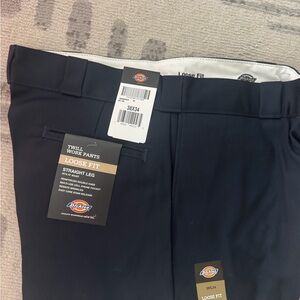 Dickies Men's Twill Work Pants - Dark Blue